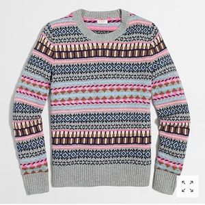 J Crew Factory Fair Isle sweater